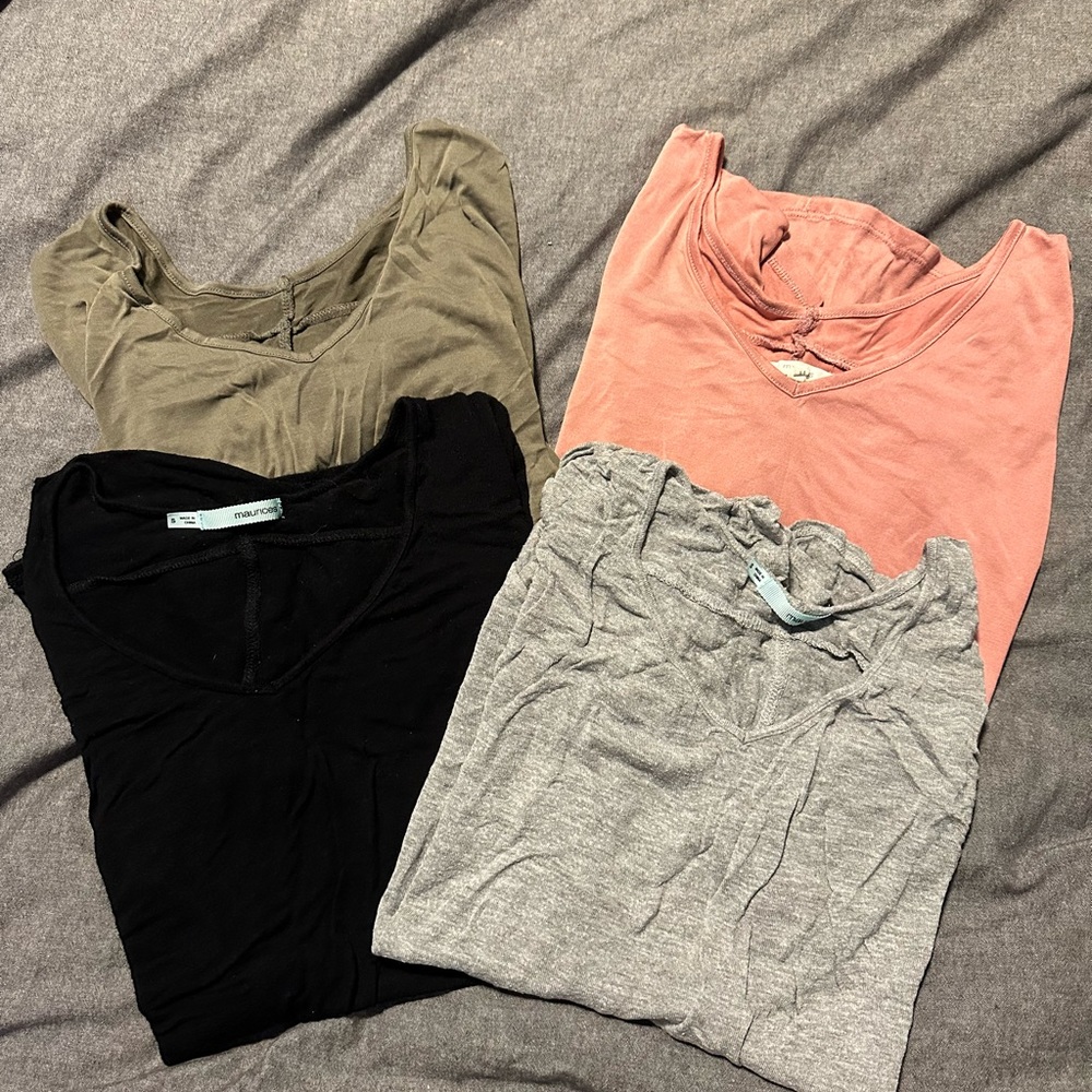 Set of 4 short sleeved shirts